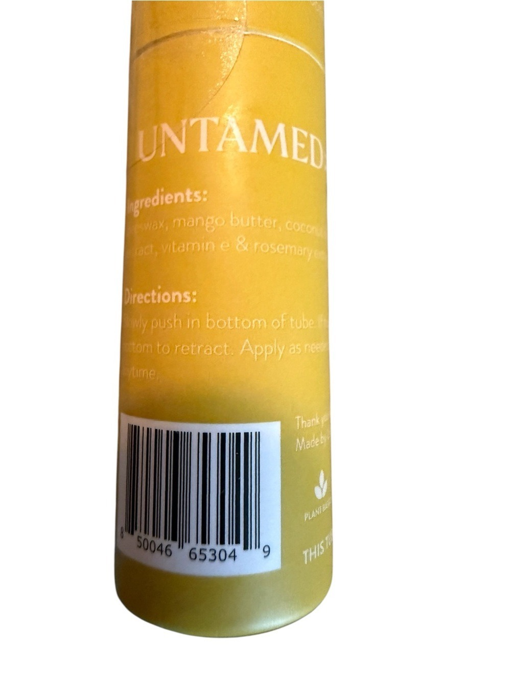 Untamed Calendula Vanilla Lip Balm Stick - Picture 4 of 4